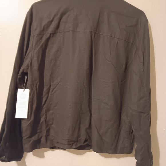 Treasure & Bond Black Linen Blend Jacket - Picture 2 of 6